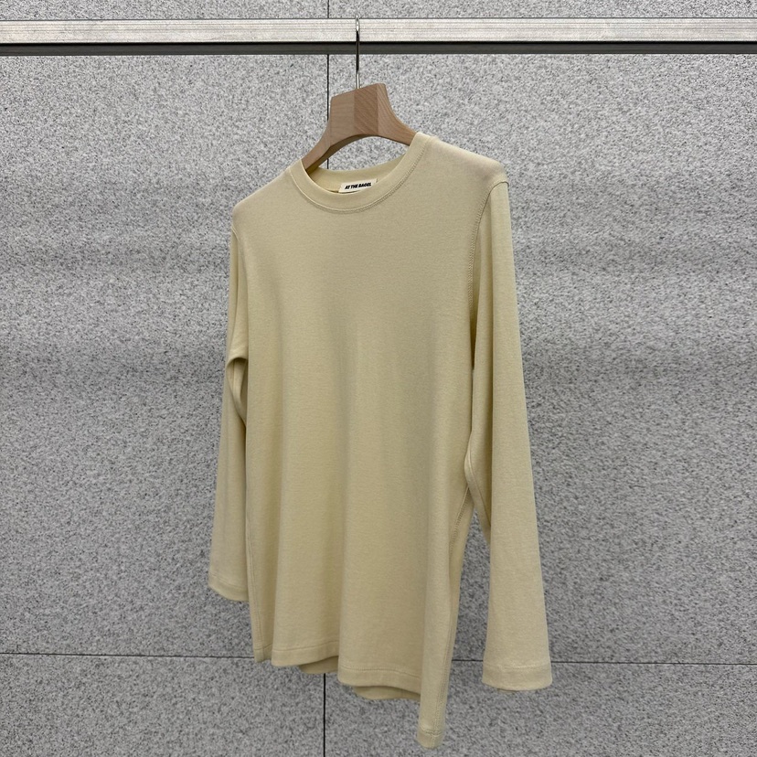 AT THE BAGEL韓國直郵實拍女裝新款推薦休閑26春夏長袖T恤AT THE BAGEL長袖T恤圖色2