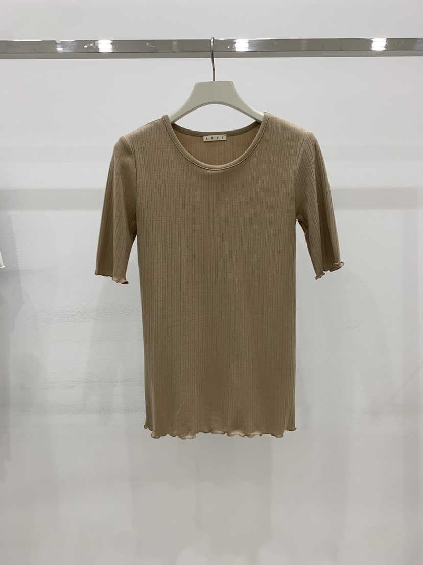 ARVE韓國東大門代購女裝新品職業人氣推薦時尚熱賣休閑T恤ARVET恤圖色1