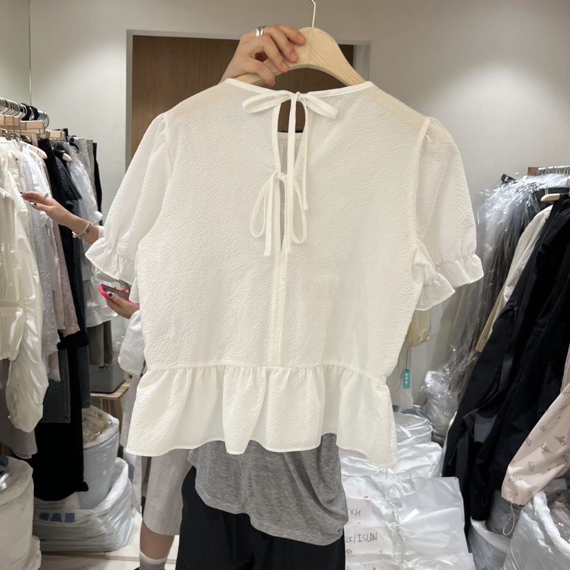 HOWFF韓國東大門直郵女士新品休閑時尚職業人氣襯衫蕾絲衫HOWFF襯衫/蕾絲衫