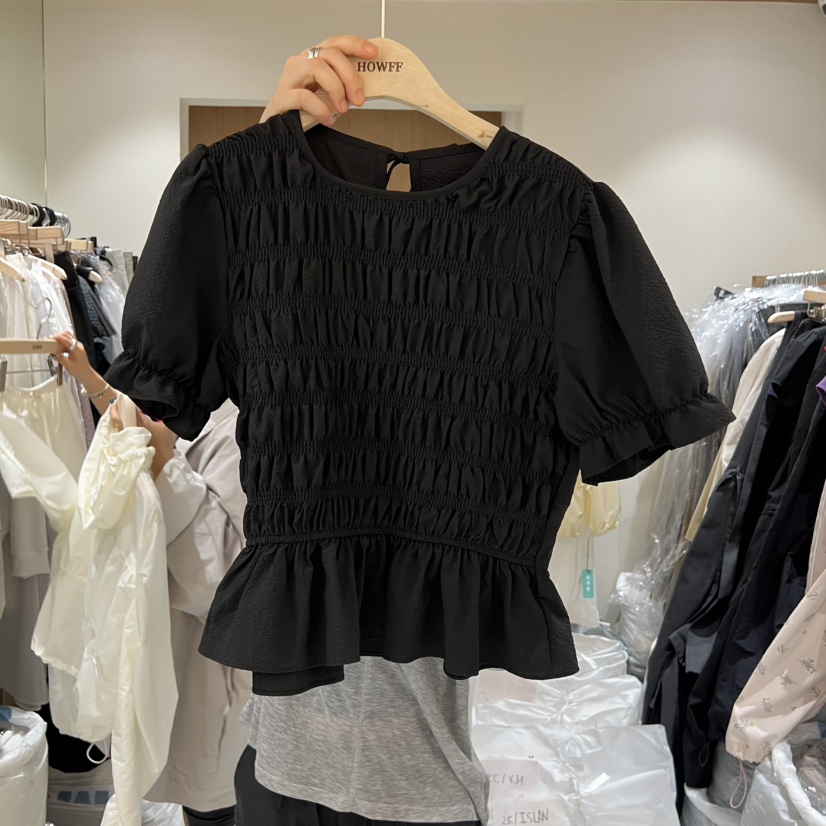 HOWFF韓國東大門直郵女士新品休閑時尚職業人氣襯衫蕾絲衫HOWFF襯衫/蕾絲衫圖色2