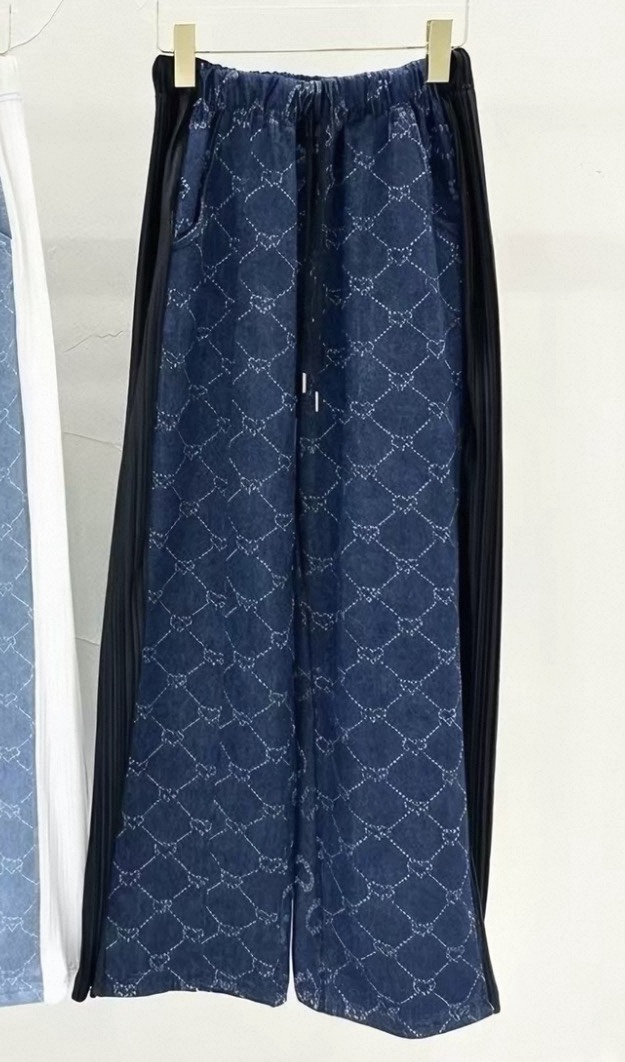 BADFORMUS韓國直郵實拍女士新品熱賣職業人氣26春夏牛仔褲撞色BADFORMUS牛仔褲圖色2