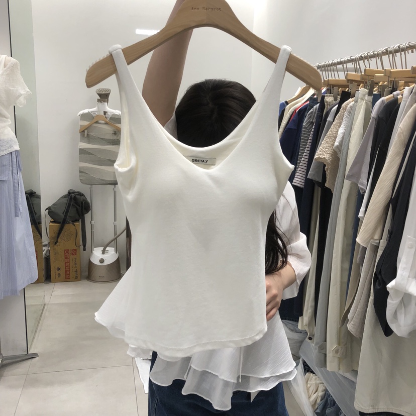 ANN MARGRET韓國直郵實拍女裝新品26春夏吊帶背心GRETA.Y吊帶/背心圖色2