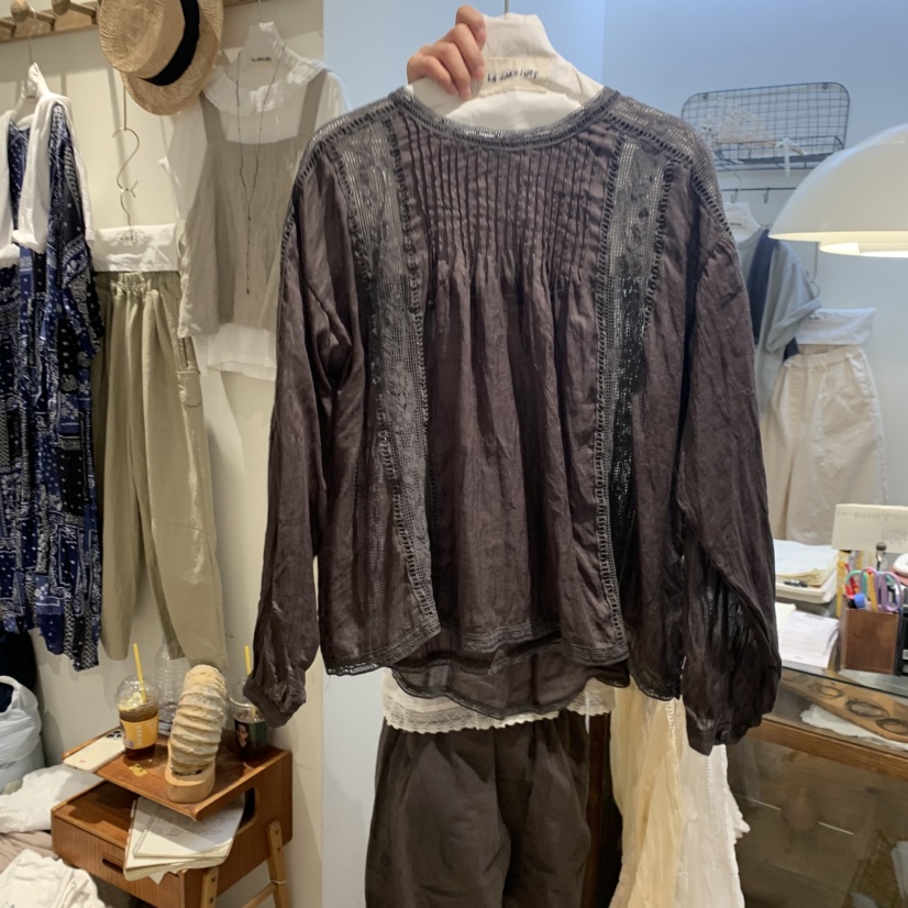 LE JARDINET韓國東大門代購女士新品推薦休閑襯衫蕾絲衫LE JARDINET襯衫/蕾絲衫圖色1