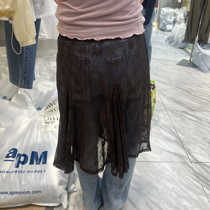 RUMIRU/AWEAR韓國直郵實拍女士新品人氣半身裙中短裙不含腰帶awear/RUMIRU半身裙/中短裙