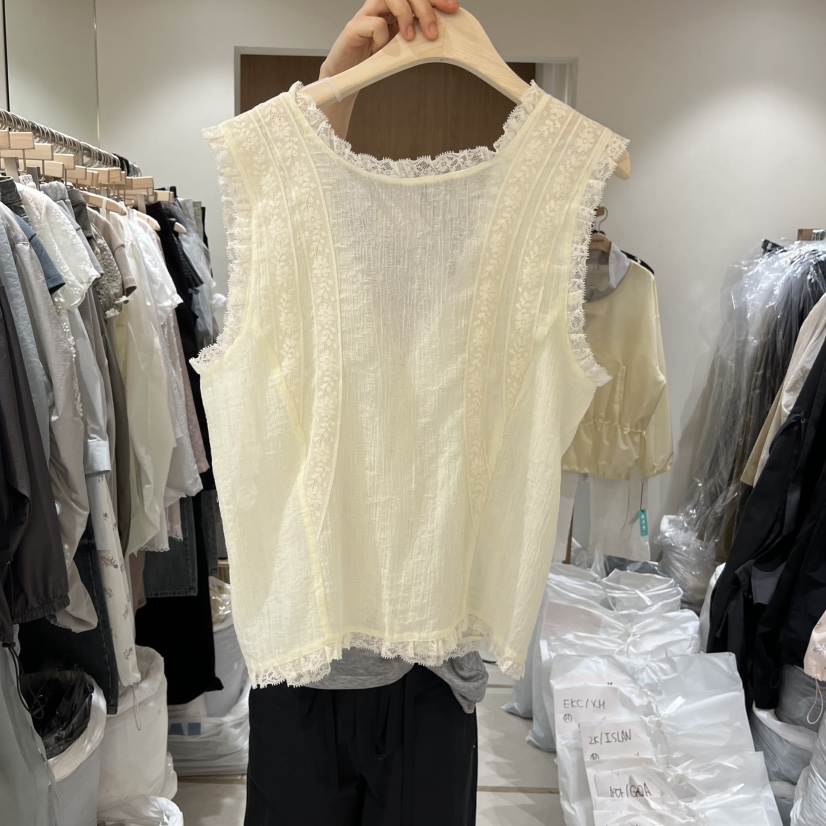 HOWFF韓國直郵女士新款職業時尚推薦熱賣休閑吊帶背心蕾絲HOWFF吊帶/背心