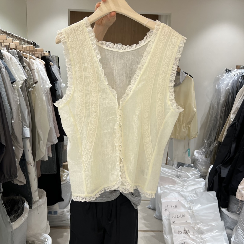 HOWFF韓國直郵女士新款職業時尚推薦熱賣休閑吊帶背心蕾絲HOWFF吊帶/背心圖色1