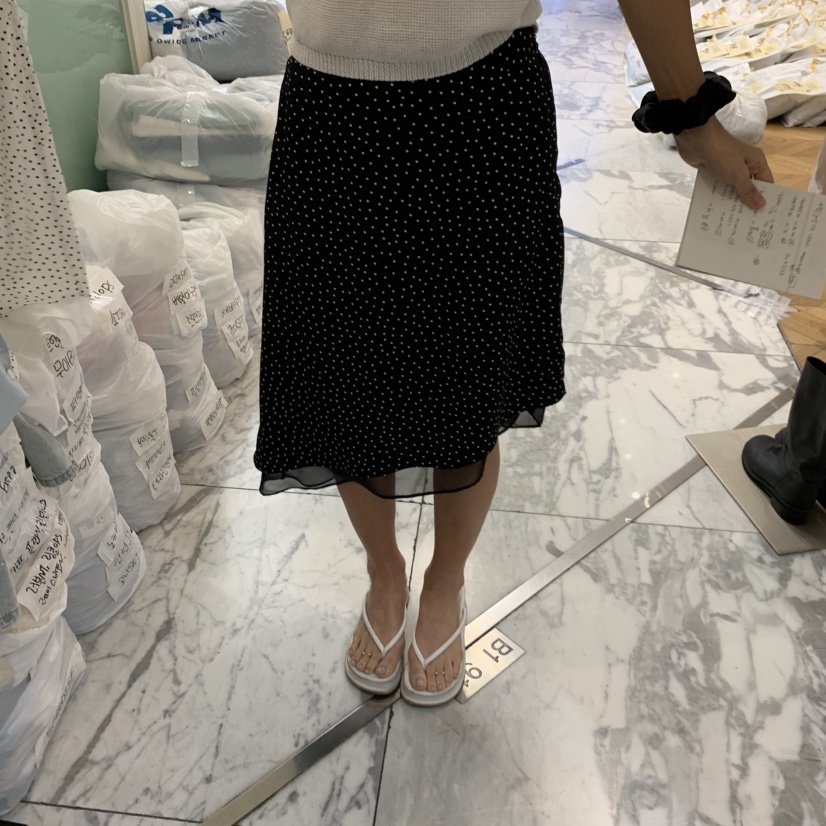 ALMOND韓國東大門代購女士新品休閑人氣半身裙中短裙不對稱ALMOND半身裙/中短裙圖色2