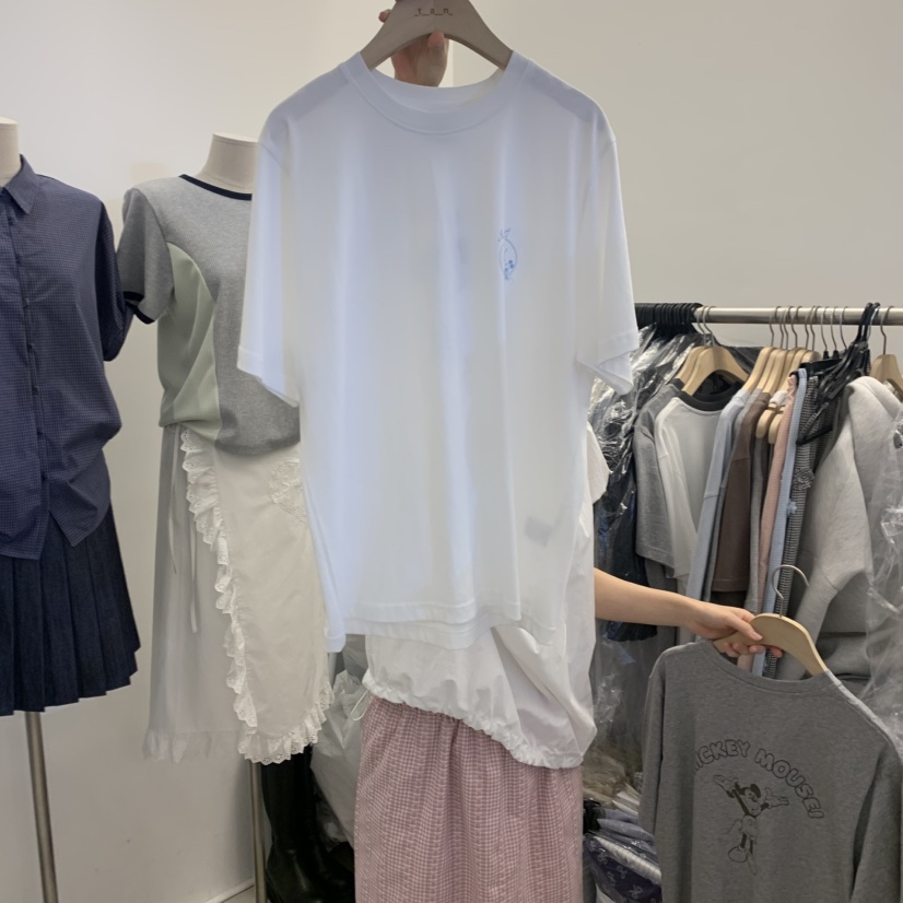 TAN&amp;COMO韓國東大門代購女士新款26春夏熱賣人氣T恤tan-COMOT恤圖色1