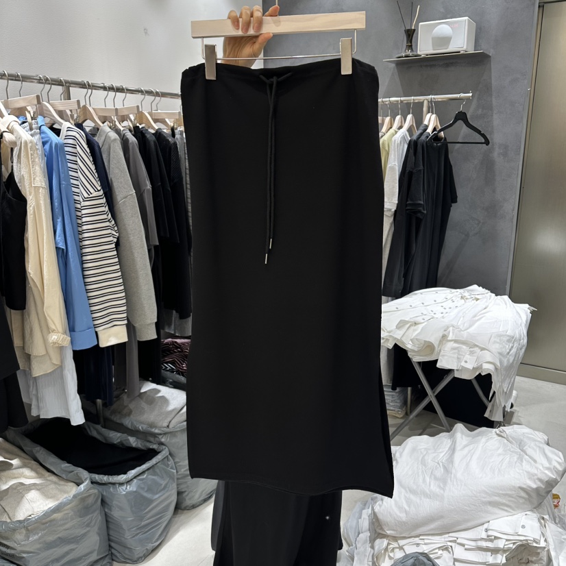 OPEN韓國代購女士新款休閑熱賣職業時尚人氣26春夏推薦長裙OPEN長裙圖色3黑色