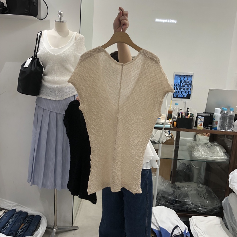 ANN MARGRET韓國東大門代購女裝新品26春夏T恤不含內搭GRETA.YT恤