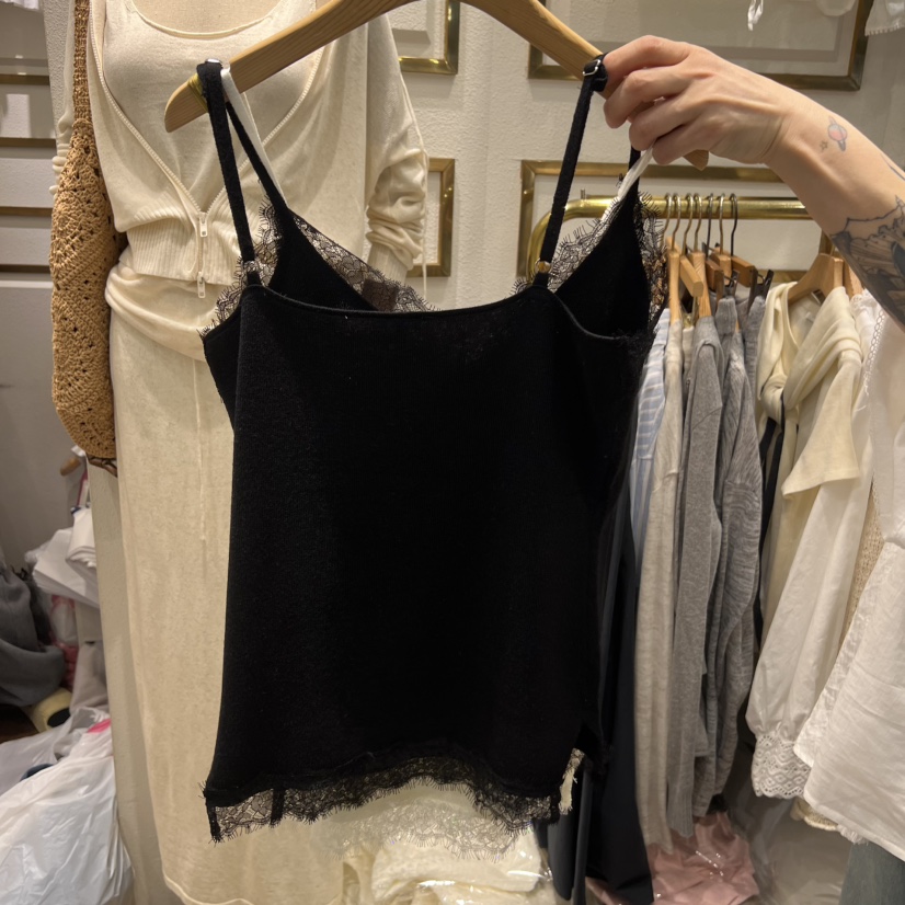 LAUNDRY韓國直郵實拍女裝新款26春夏熱賣人氣吊帶背心蕾絲LAUNDRY吊帶/背心
