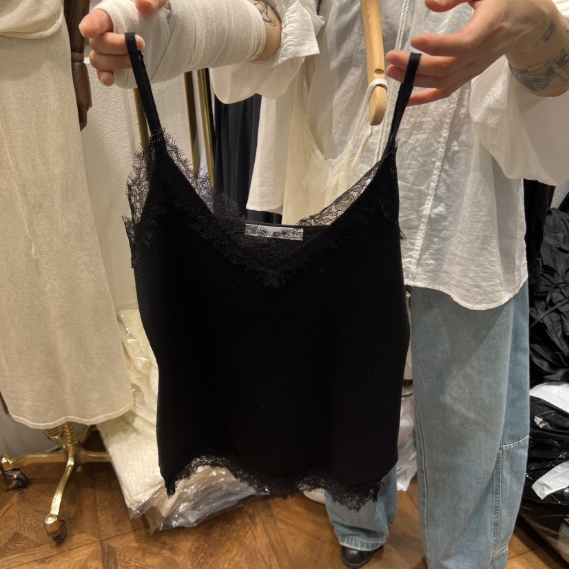 LAUNDRY韓國直郵實拍女裝新款26春夏熱賣人氣吊帶背心蕾絲LAUNDRY吊帶/背心圖色3