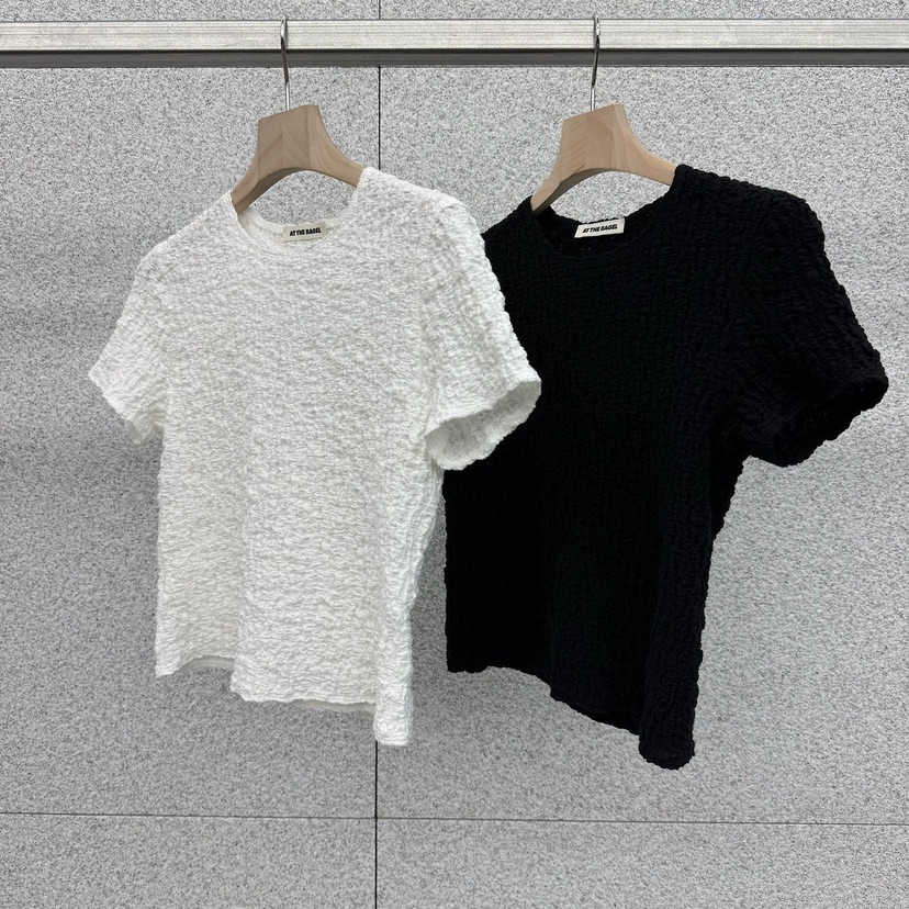 AT THE BAGEL韓國東大門直郵女士新款推薦時尚休閑人氣T恤AT THE BAGELT恤