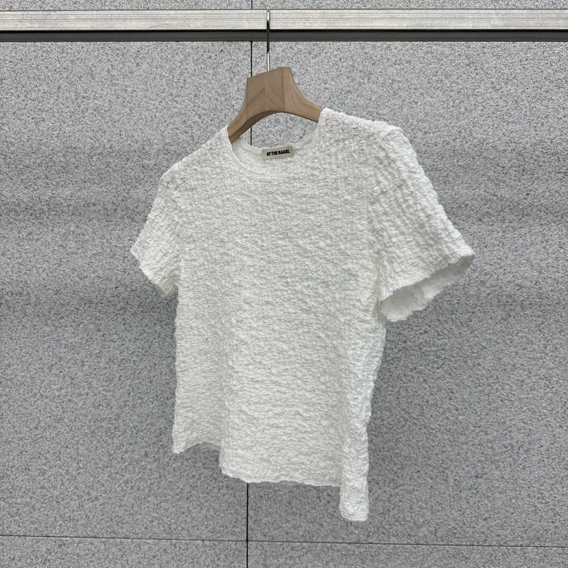 AT THE BAGEL韓國東大門直郵女士新款推薦時尚休閑人氣T恤AT THE BAGELT恤圖色1