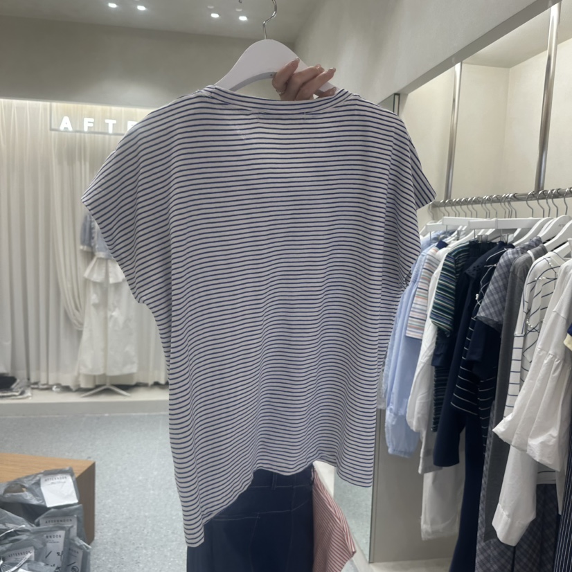 AFTERNOON韓國代購女士新品推薦26春夏職業人氣時尚T恤絲帶AFTERNOONT恤