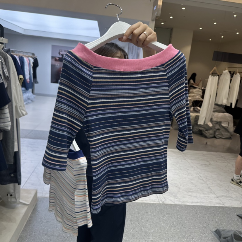 AFTERNOON韓國直郵實拍女士新款休閑人氣26春夏職業時尚T恤AFTERNOONT恤