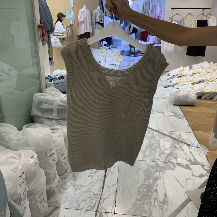 ALMOND韓國東大門直郵女裝新品熱賣推薦26春夏時尚吊帶背心ALMOND吊帶/背心圖色3