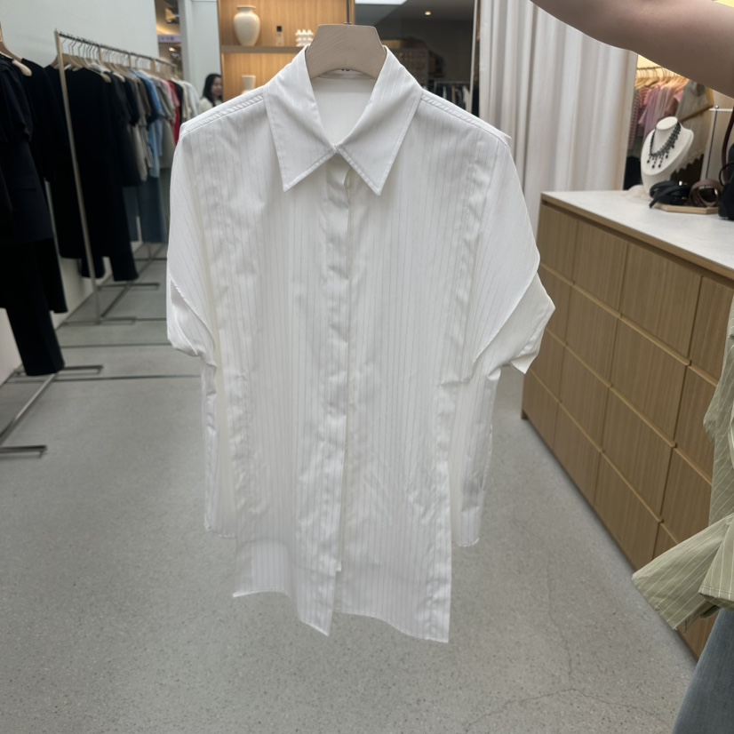 JUJU韓國直郵女裝新品26春夏熱賣休閑人氣職業襯衫蕾絲衫JUJU襯衫/蕾絲衫圖色1