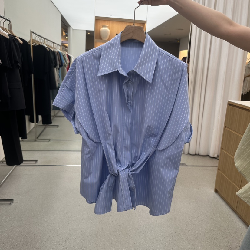 JUJU韓國直郵女裝新品26春夏熱賣休閑人氣職業襯衫蕾絲衫JUJU襯衫/蕾絲衫圖色3