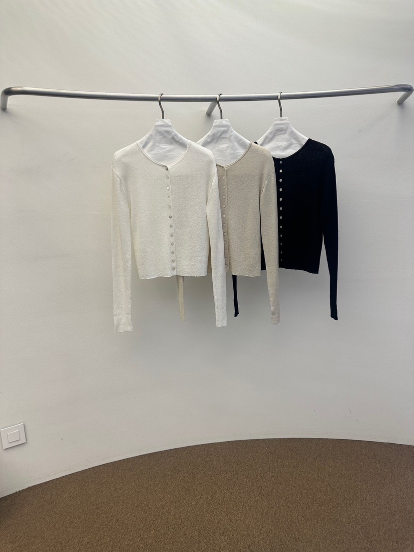 WIDA-P/RENEJ韓國東大門直郵女裝新款人氣針織衫亞麻開衫羅紋WIDA-P/RENEJ針織衫