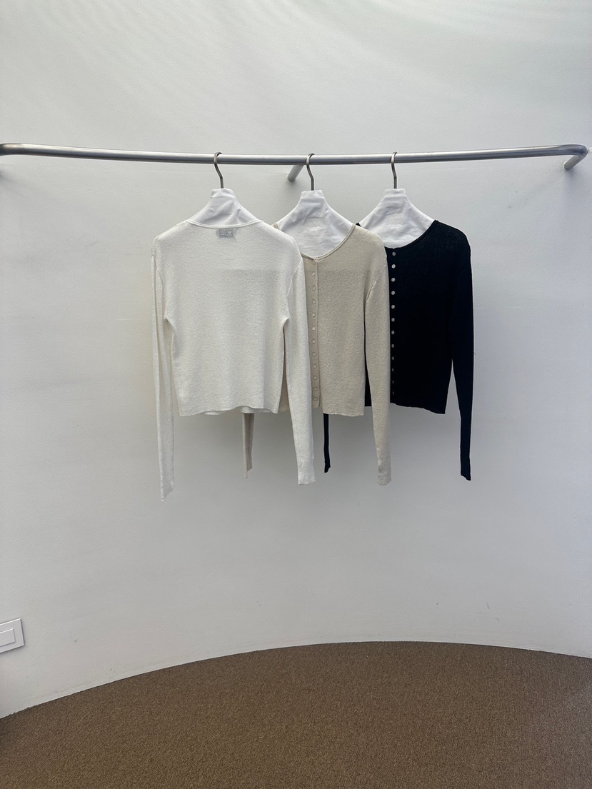 WIDA-P/RENEJ韓國東大門直郵女裝新款人氣針織衫亞麻開衫羅紋WIDA-P/RENEJ針織衫