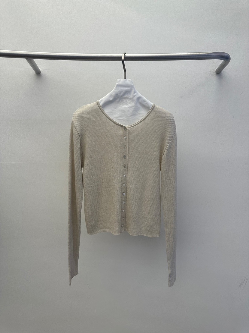 WIDA-P/RENEJ韓國東大門直郵女裝新款人氣針織衫亞麻開衫羅紋WIDA-P/RENEJ針織衫圖色2