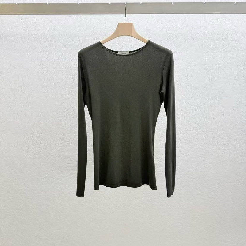 STATEMENT韓國直郵實拍女裝新品推薦人氣熱賣時尚長袖T恤STATEMENT長袖T恤圖色4墨綠