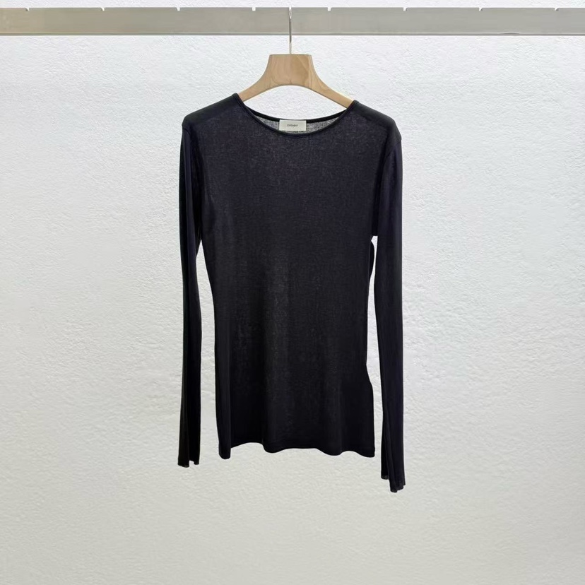 STATEMENT韓國直郵實拍女裝新品推薦人氣熱賣時尚長袖T恤STATEMENT長袖T恤圖色5墨色