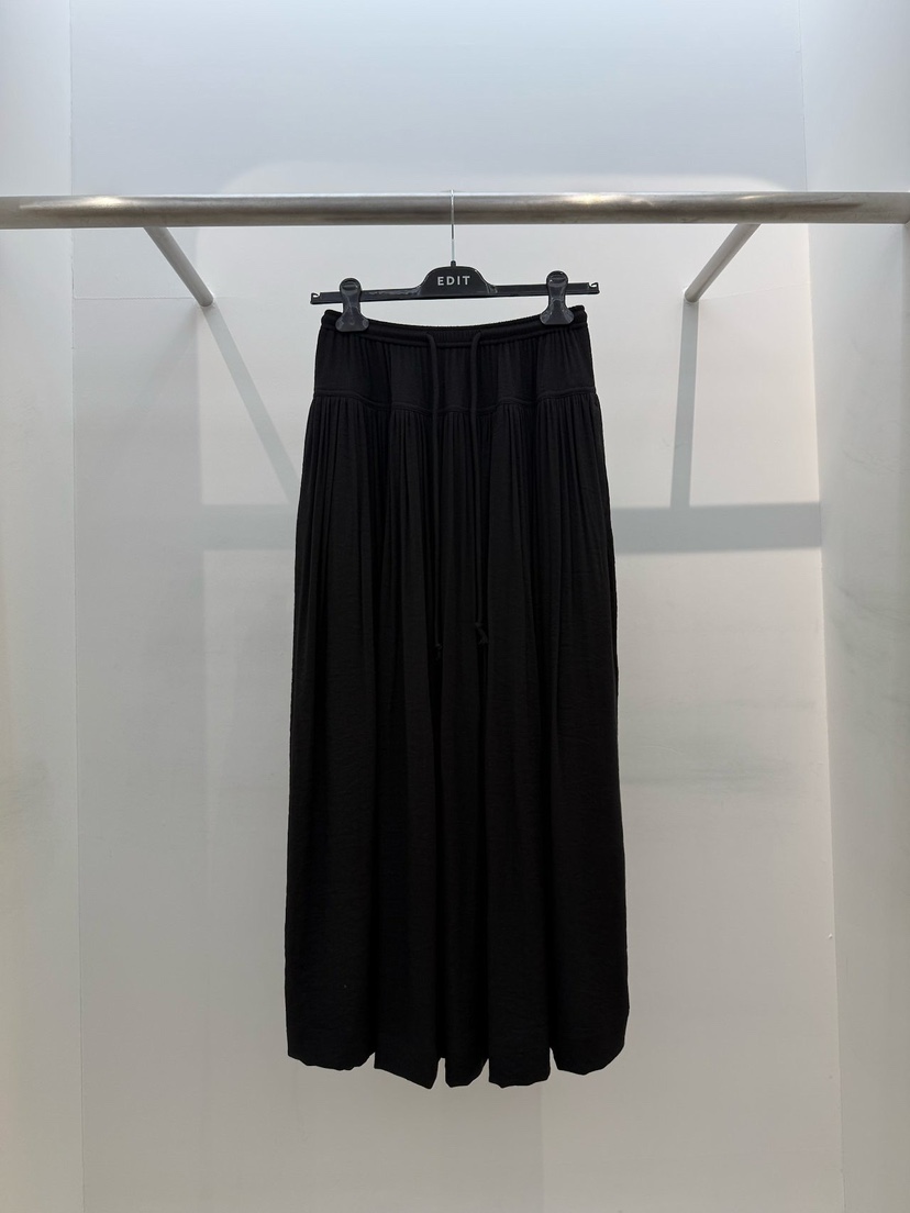 EDIT韓國代購女裝新品26春夏熱賣休閑推薦人氣時尚職業長裙EDIT長裙圖色2黑色