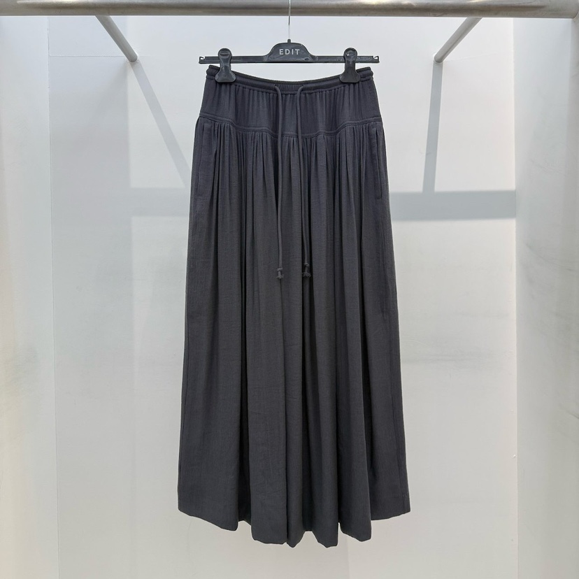 EDIT韓國代購女裝新品26春夏熱賣休閑推薦人氣時尚職業長裙EDIT長裙圖色3墨色