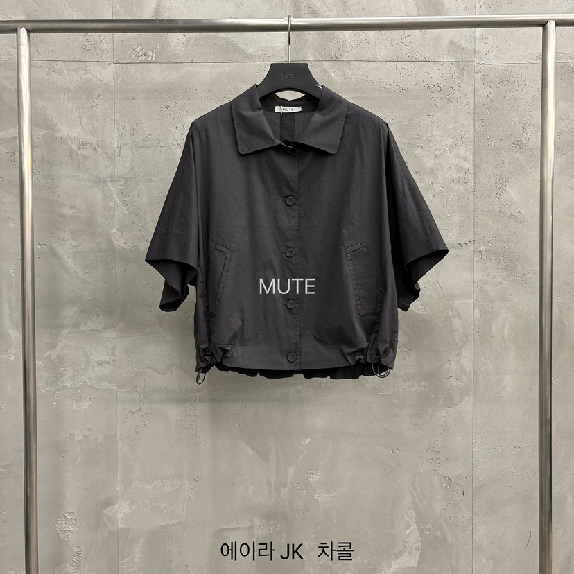 MUTE-P韓國直郵女裝新款休閑時尚人氣推薦職業熱賣26春夏夾克MUTE夾克圖色3墨色