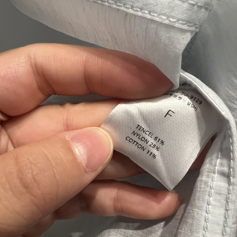 UNDERSTANDING韓國東大門直郵女士新款26春夏襯衫蕾絲衫雙口袋UNDERSTANDING襯衫/蕾絲衫