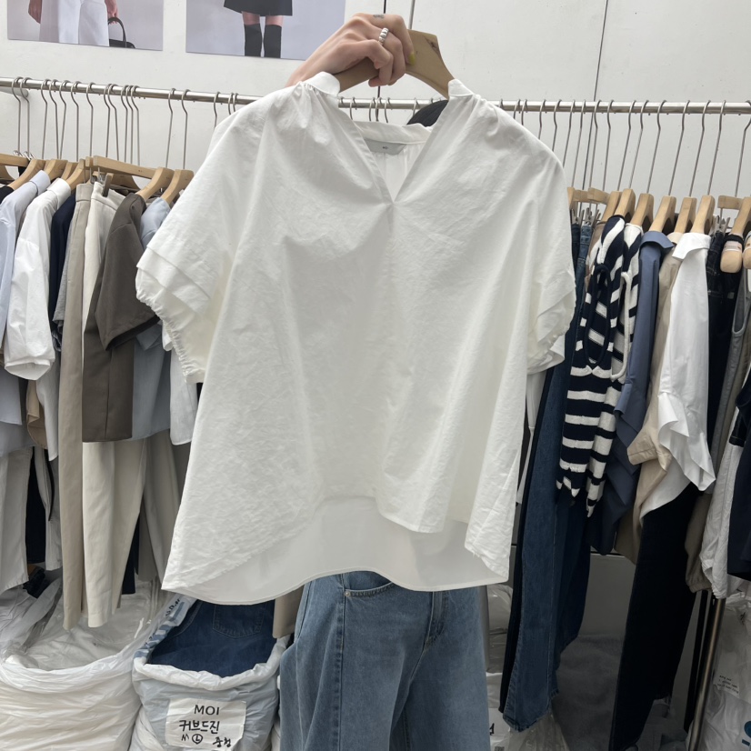 MOI-A韓國直郵女裝新款人氣熱賣26春夏推薦時尚襯衫蕾絲衫MOI-A襯衫/蕾絲衫圖色1