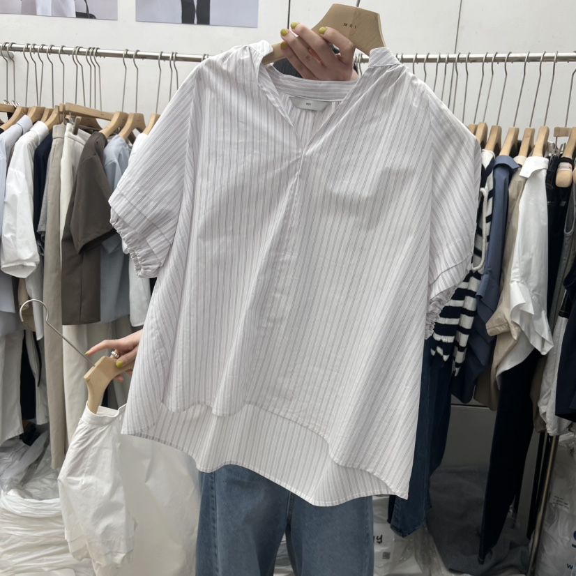 MOI-A韓國直郵女裝新款人氣熱賣26春夏推薦時尚襯衫蕾絲衫MOI-A襯衫/蕾絲衫圖色2