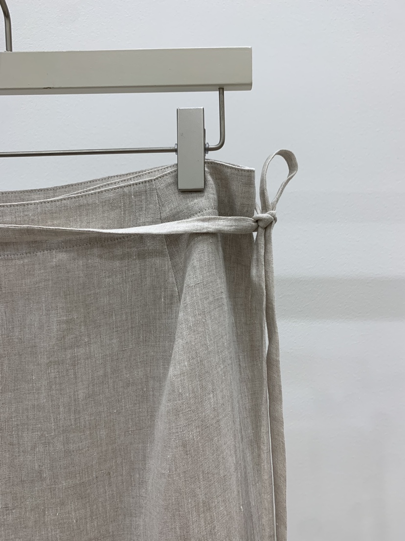 ARVE韓國東大門代購女裝新款時尚推薦26春夏休閑長裙亞麻布ARVE長裙