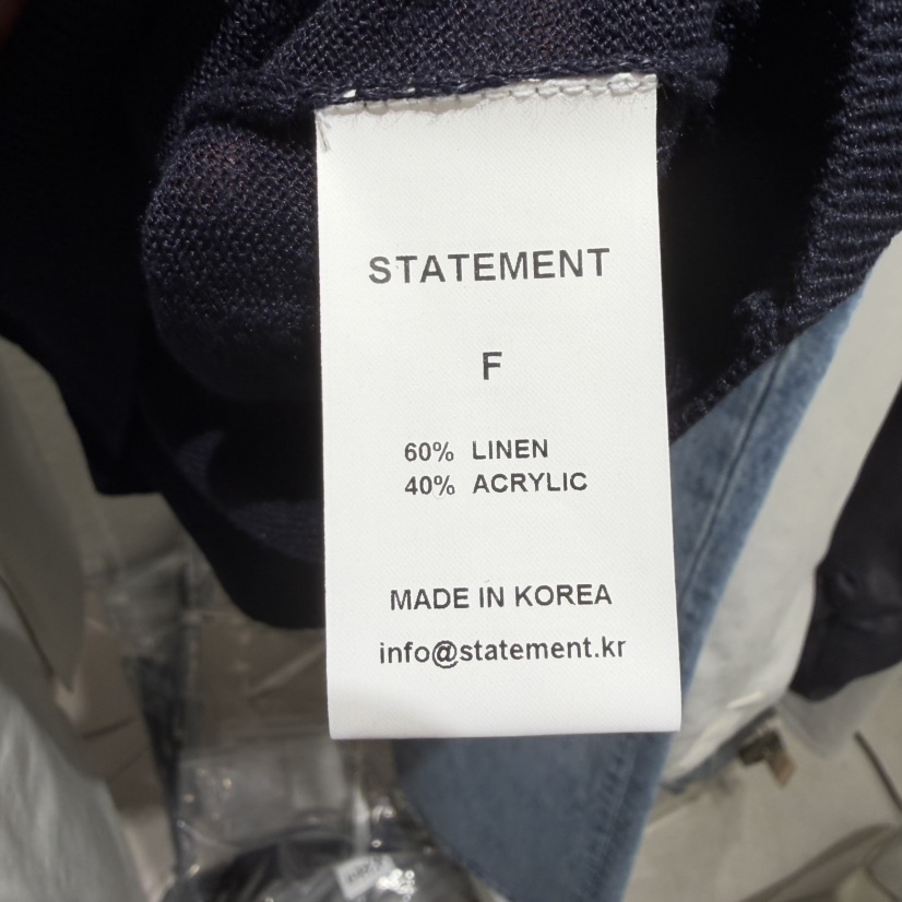 STATEMENT韓國東大門代購女士新品26春夏熱賣人氣時尚針織衫STATEMENT針織衫