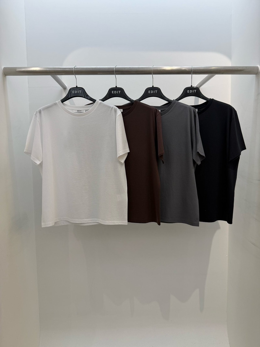 EDIT韓國代購女士新款休閑熱賣26春夏職業人氣時尚推薦T恤EDITT恤
