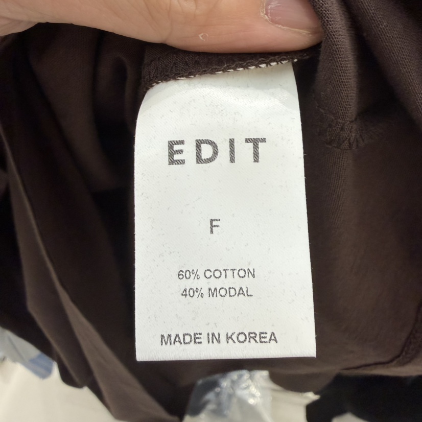 EDIT韓國代購女士新款休閑熱賣26春夏職業人氣時尚推薦T恤EDITT恤