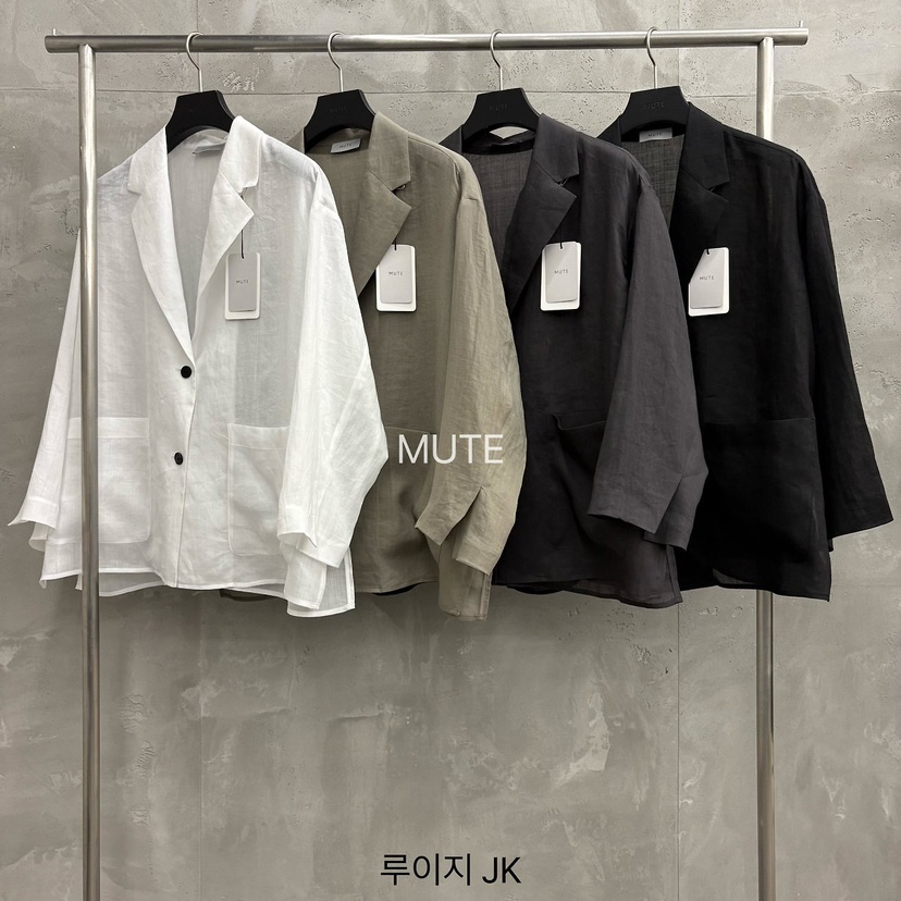 MUTE-P韓國代購女士新品26春夏熱賣推薦人氣時尚職業夾克MUTE夾克