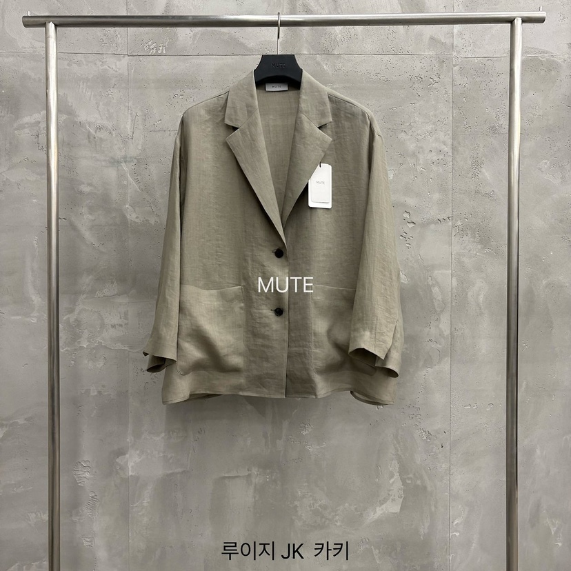 MUTE-P韓國代購女士新品26春夏熱賣推薦人氣時尚職業夾克MUTE夾克圖色2
