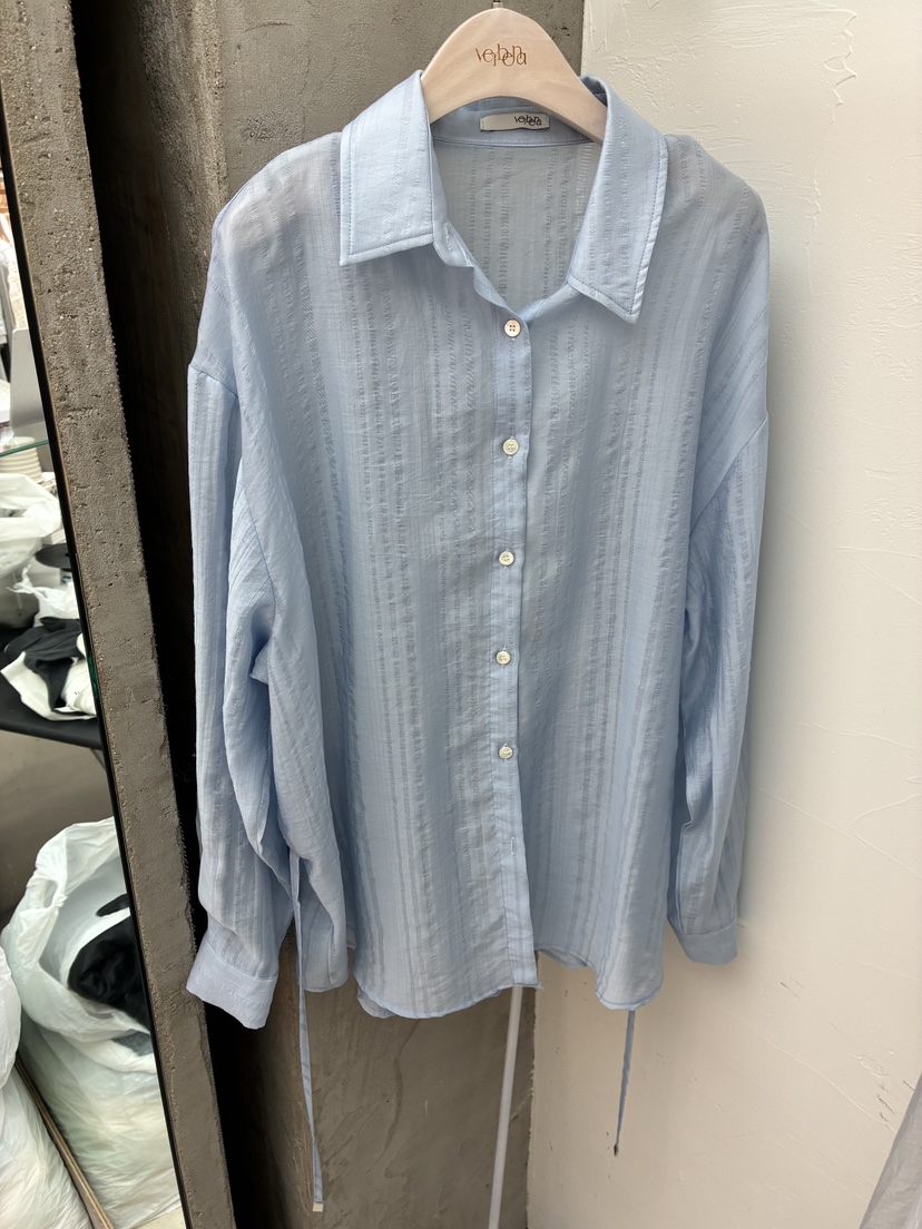 Verbena韓國東大門代購女裝新品推薦熱賣職業人氣襯衫蕾絲衫Verbena襯衫/蕾絲衫圖色2