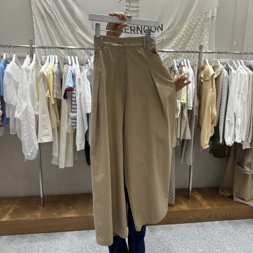 AFTERNOON韓國代購女士新品26春夏推薦時尚熱賣休閑褲燈籠AFTERNOON休閑褲圖色1