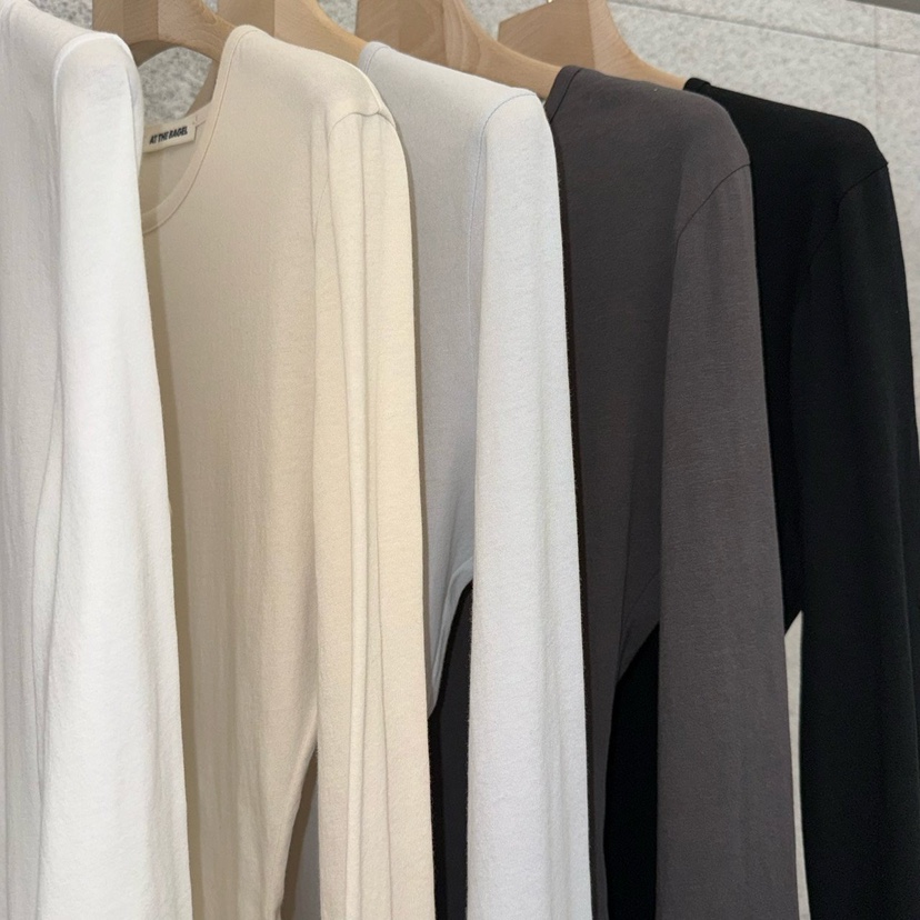 AT THE BAGEL韓國東大門代購女士新款休閑推薦人氣長袖T恤AT THE BAGEL長袖T恤