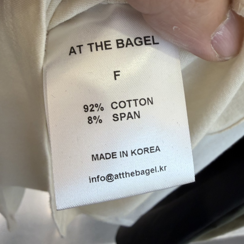 AT THE BAGEL韓國東大門代購女士新款休閑推薦人氣長袖T恤AT THE BAGEL長袖T恤