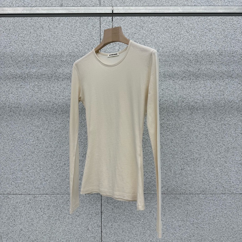 AT THE BAGEL韓國東大門代購女士新款休閑推薦人氣長袖T恤AT THE BAGEL長袖T恤圖色1