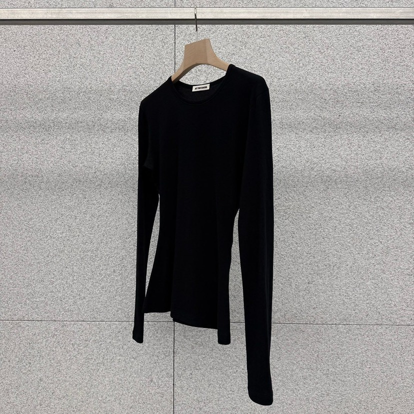 AT THE BAGEL韓國東大門代購女士新款休閑推薦人氣長袖T恤AT THE BAGEL長袖T恤圖色5黑色