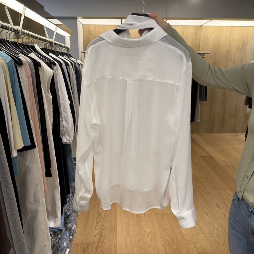 LEFANCY韓國直郵女裝新品時尚休閑熱賣26春夏職業襯衫蕾絲衫LEFANCY襯衫/蕾絲衫