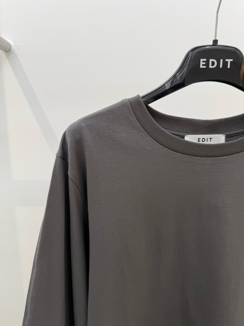 EDIT韓國東大門代購女裝新款26春夏推薦職業時尚熱賣長袖T恤EDIT長袖T恤