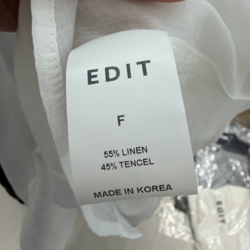 EDIT韓國東大門直郵女士新款職業時尚熱賣休閑襯衫蕾絲衫EDIT襯衫/蕾絲衫