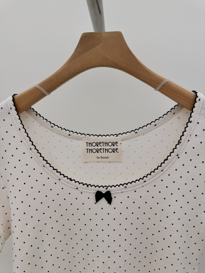THORE韓國直郵實拍女士新品時尚26春夏推薦人氣熱賣職業T恤THORET恤